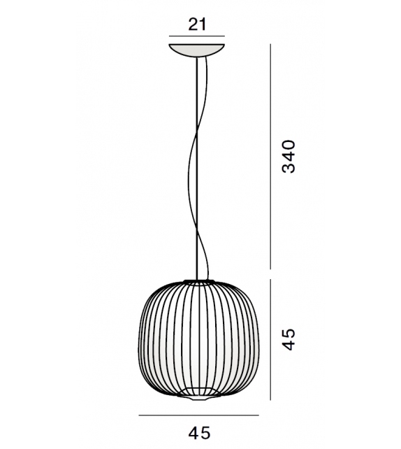 Spokes 2 Foscarini Hängeleuchte