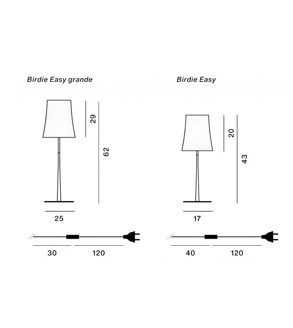 Birdie Easy Foscarini Lampe de Table