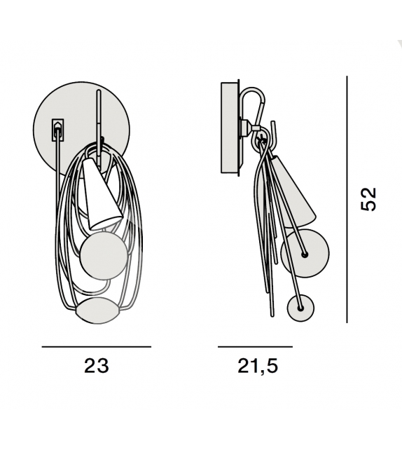 Filo Foscarini Wandleuchte