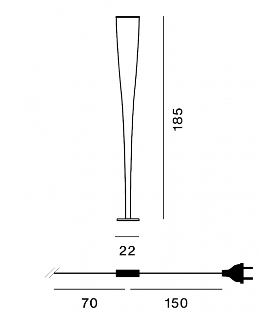 Mite Anniversario Foscarini  Lampadaire