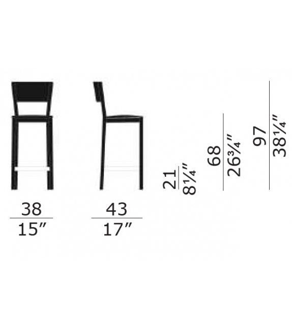 Alex 2.0 Enrico Pellizzoni Stool