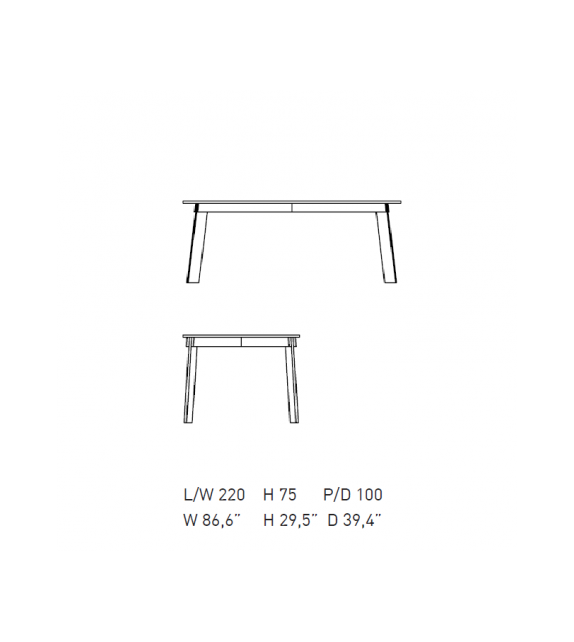 Table Aronte Quadrangular My Home