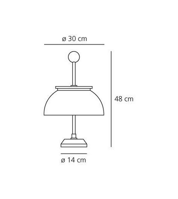 Alfa Artemide Lámpara de Mesa