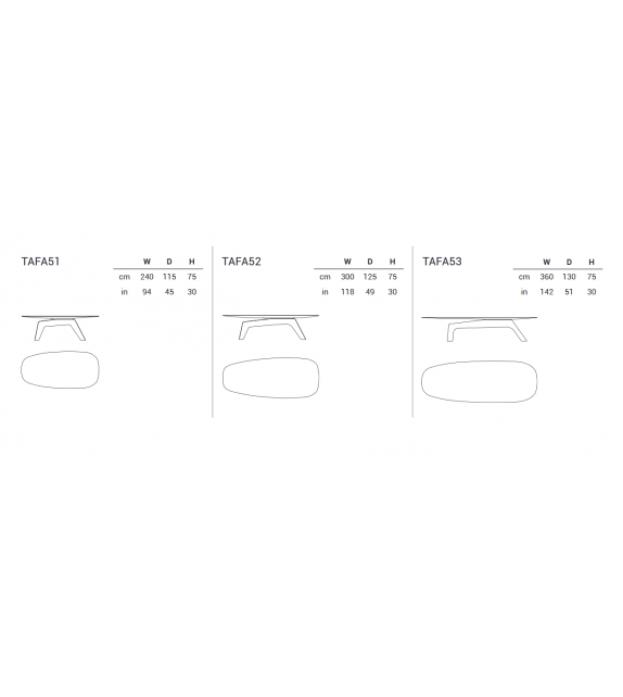 Kintai Emmemobili Table