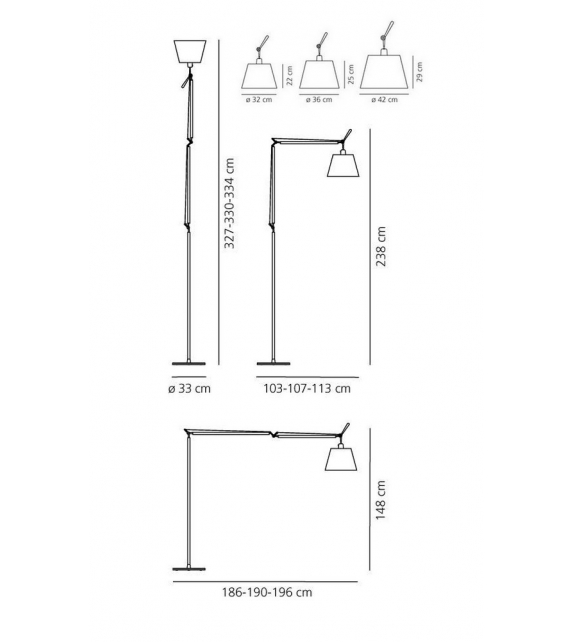 Tolomeo Mega Artemide Floor Lamp