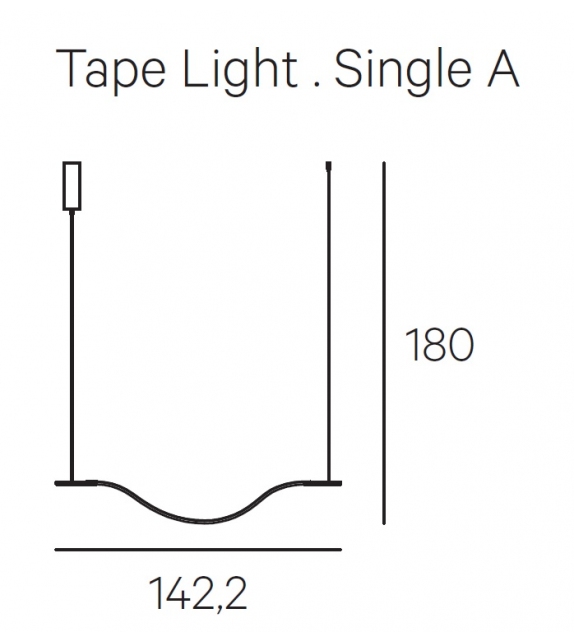 Tape Light Henge Lámpara de Suspensión