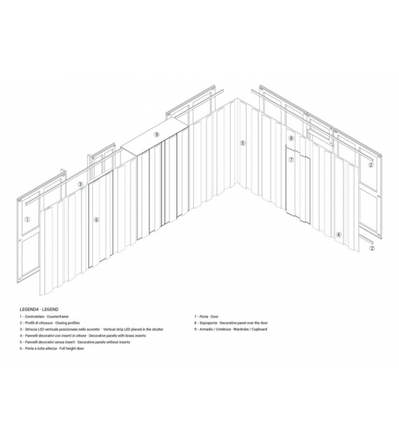 Fractal Boiserie Emmemobili Sistema Modular