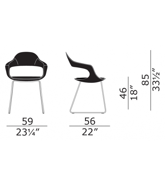 Frenchkiss Slitta Enrico Pellizzoni Chair