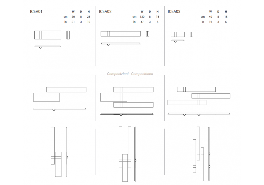 Hic Et Nunc Emmemobili Wall Lamp - Milia Shop