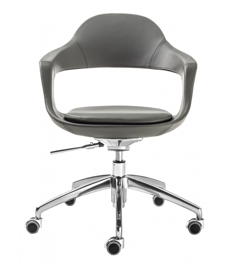 Frenchkiss Enrico Pellizzoni Swivel Armchair with Castors