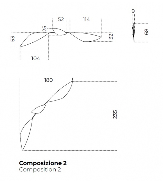 Leaf Sistema di Specchi Gallotti&Radice