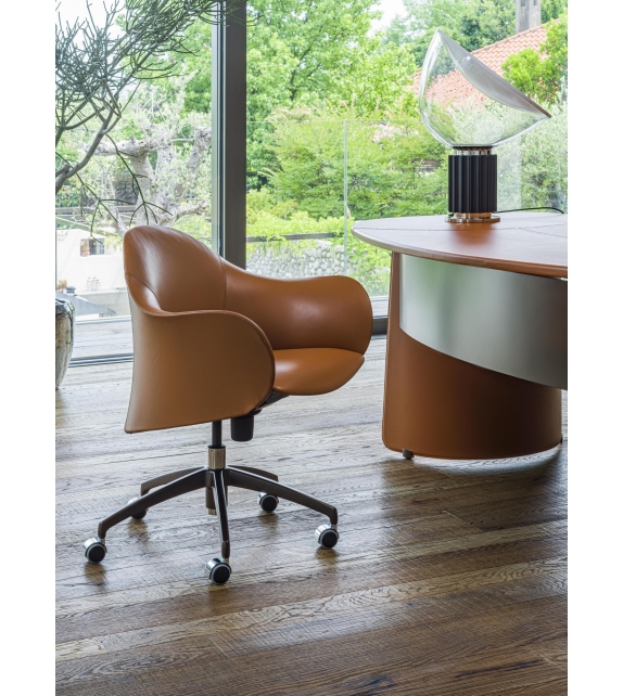 Lopod Enrico Pellizzoni Swivel Armchair with Castors