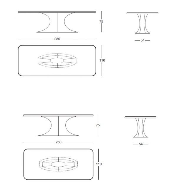 Excelsior Longhi Table