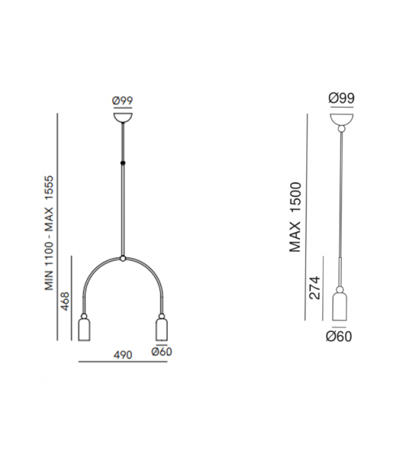 Madame Il Fanale Suspension Lamp