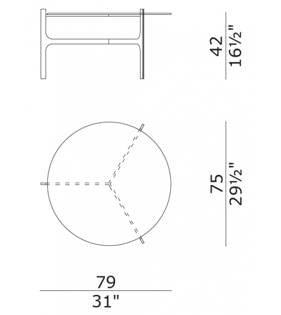 Sydney Round Enrico Pellizzoni Coffee Table