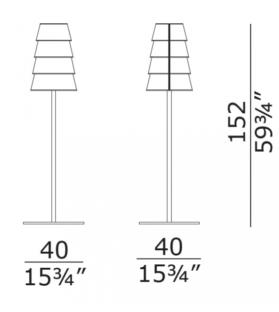 Tulip Enrico Pellizzoni Floor Lamp