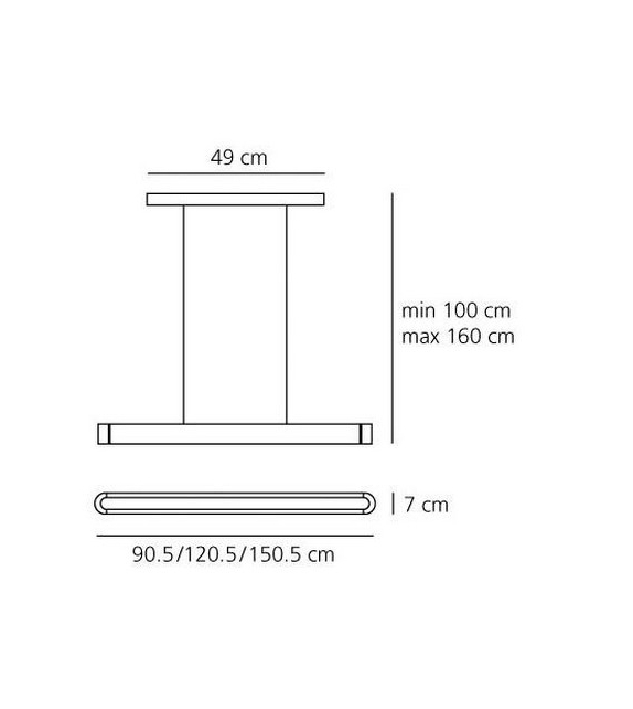 Talo 90 Led Artemide Pendant Lamp