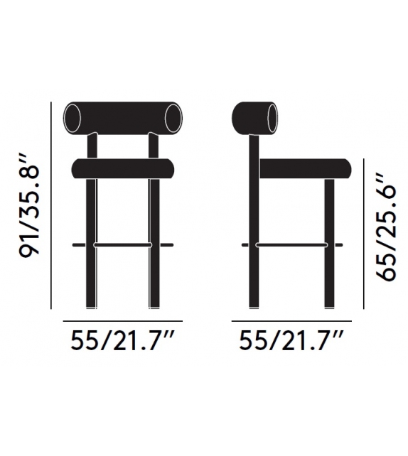 Fat Bar Stool Tom Dixon Hocker