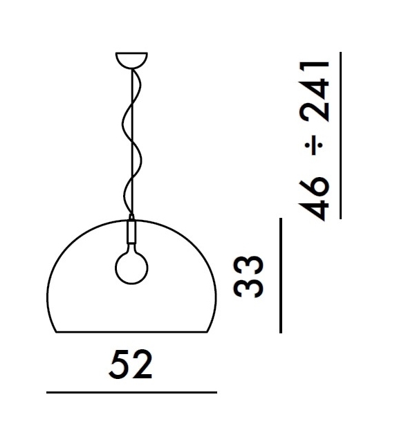 Ready for shipping - FL/Y Precious Kartell Suspension Lamp