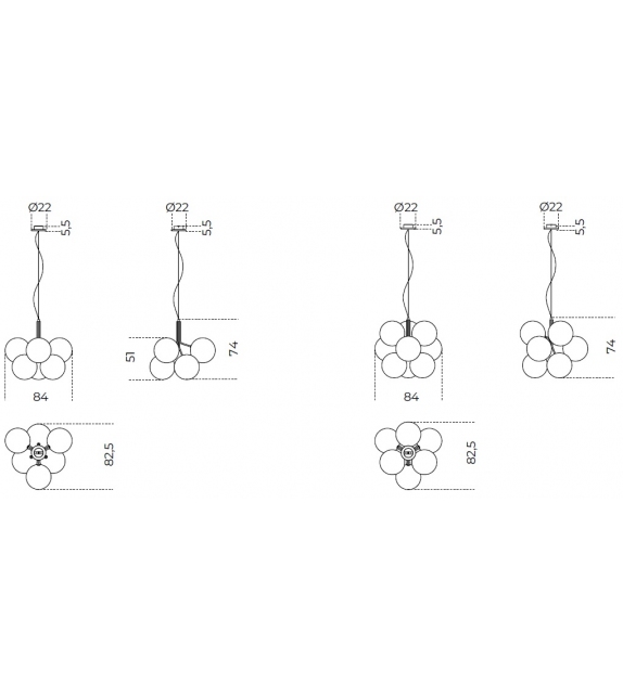 Bolle Cielo Gallotti&Radice Suspension