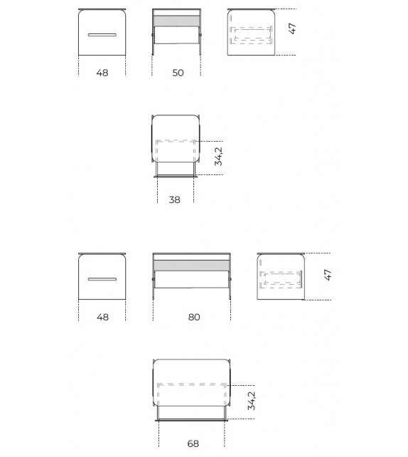 Holly Gallotti&Radice Table De Chevet