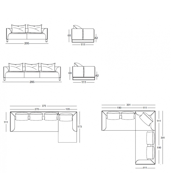 Fold Longhi Sofa