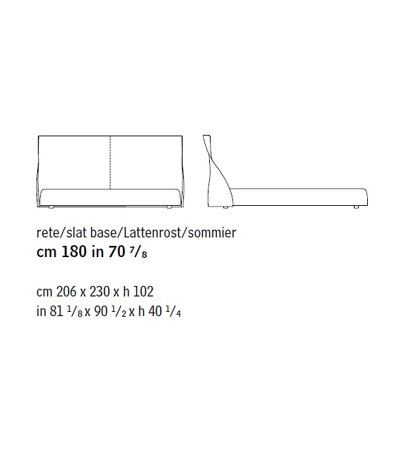 Ready for shipping - Altea Giorgetti Bed