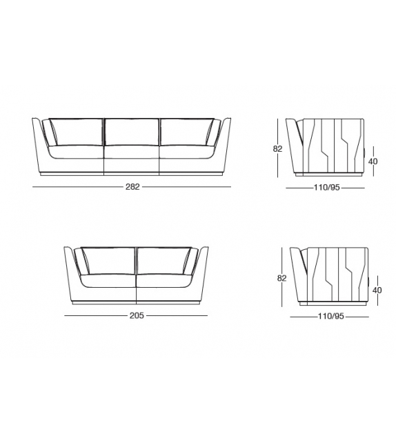 Nobu Longhi Sofa