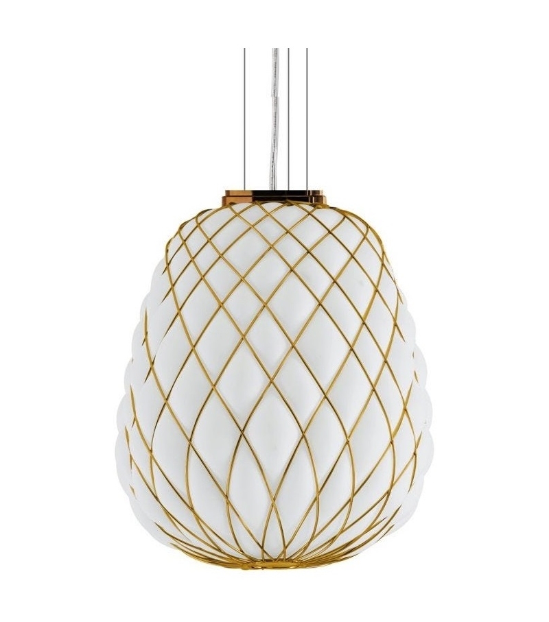 Ready for shipping - Pinecone Fontana Arte Suspension Lamp