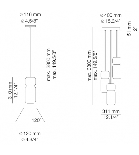 Pila Estiluz Suspension