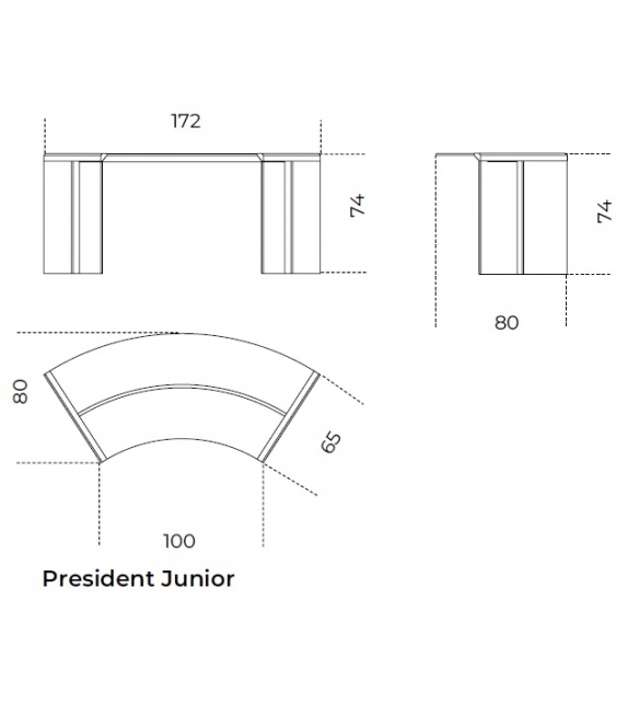 President Junior Gallotti&Radice Desk