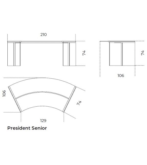 President Senior Gallotti&Radice Desk