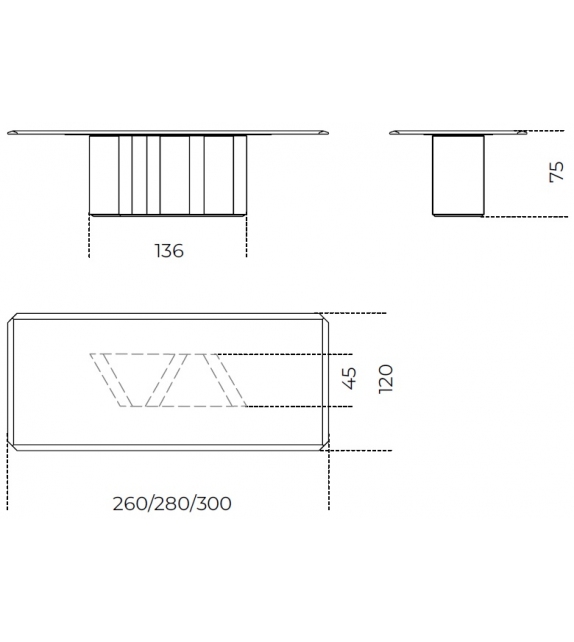 Platium W Gallotti&Radice Table