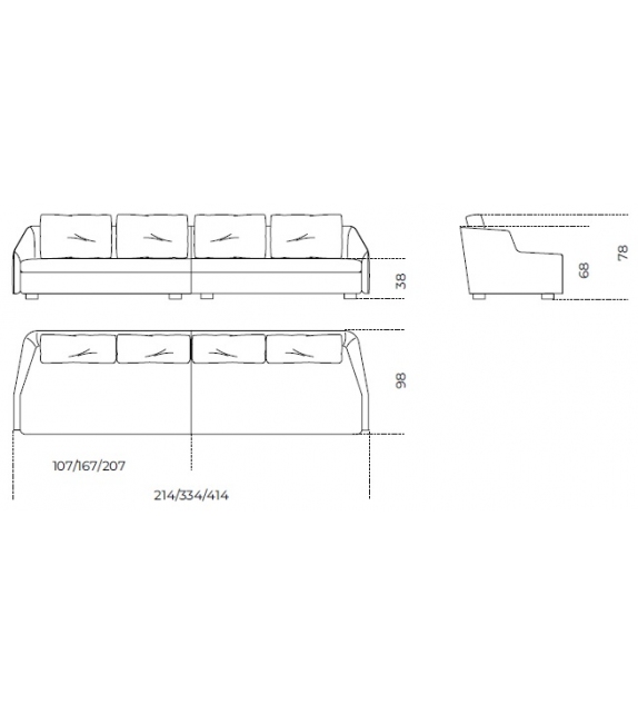 First Modulare Sofa Gallotti&Radice