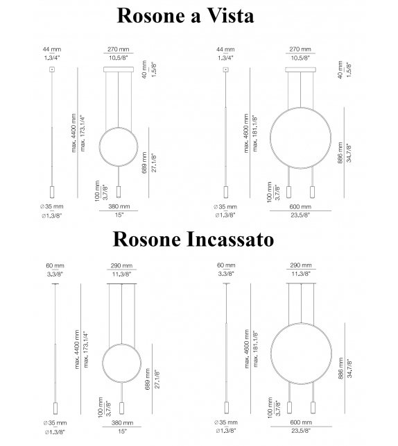 Revolta Estiluz Lampada a Sospensione con Pannello Acustico