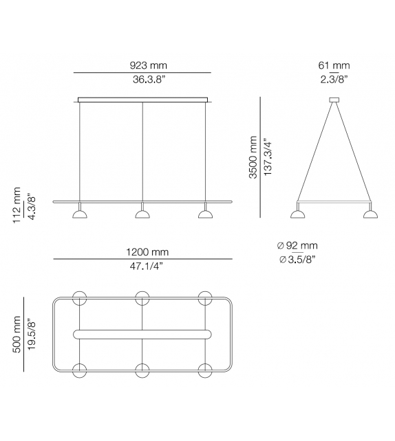 Cupolina Estiluz Pendant Lamp