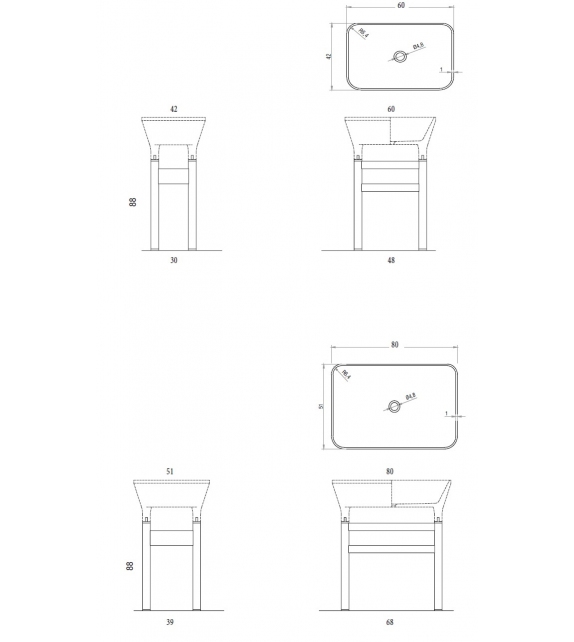 Loto 01 Kreoo Lavabo a Colonna