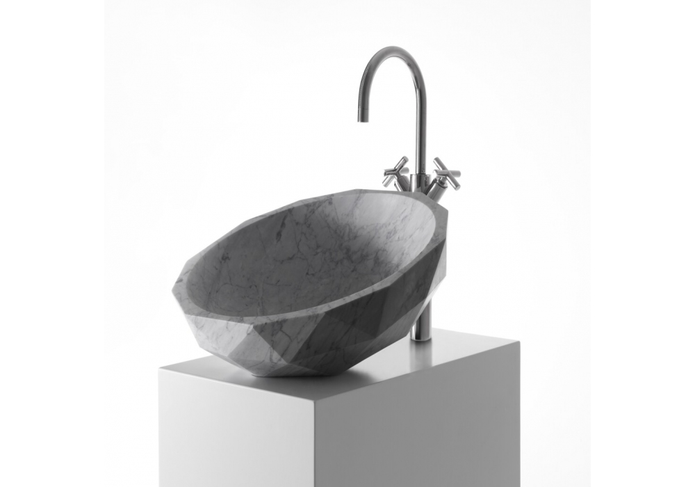 Marble Bowl Sink with Soap Holder by Kreoo