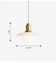 PH 2/1 Pendant Louis Poulsen Suspension Lamp