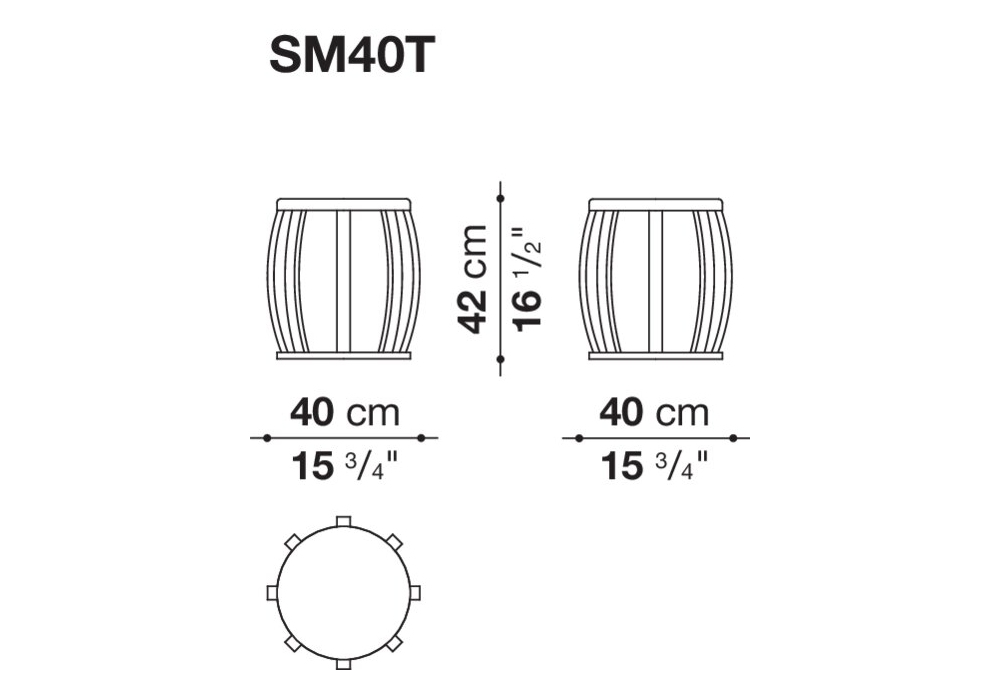 Loto small table - Maxalto