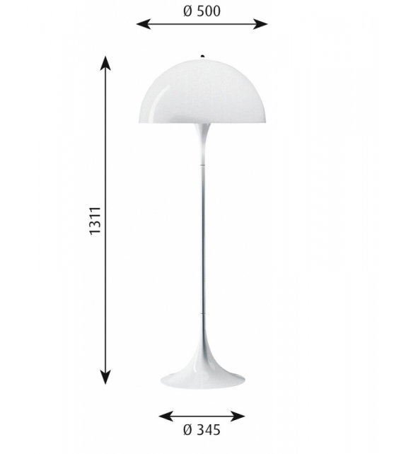 Panthella Louis Poulsen Lampadaire