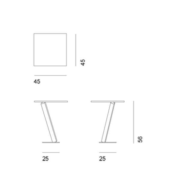 Ready for shipping - Element 681 Small Table Desalto