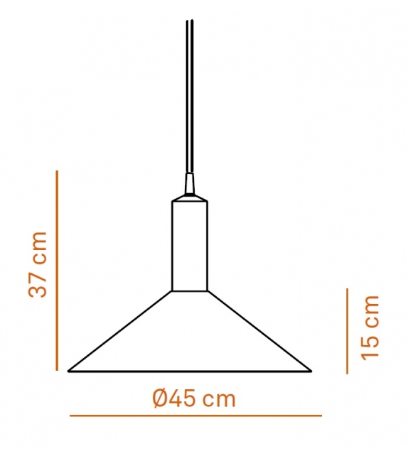 Korlux Cone Discipline Suspension Lamp