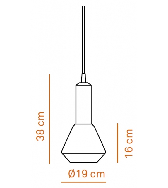 Korlux Glass Discipline Suspension Lamp