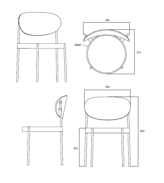 Series 430 Verpan Silla