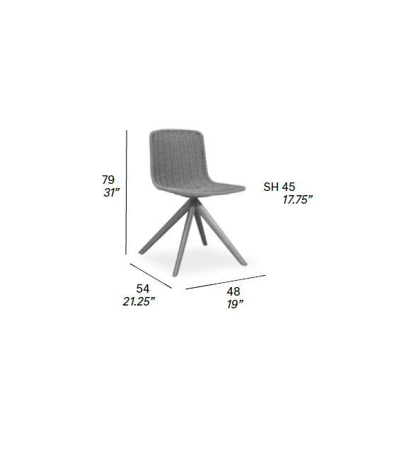 Lapala Expormim Chair Pyramid Base