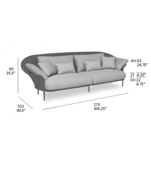 Sofa Liz XL Expormim