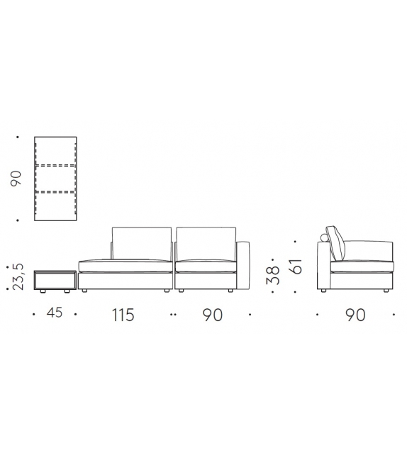 Mosaïque DePadova Modular Sofa