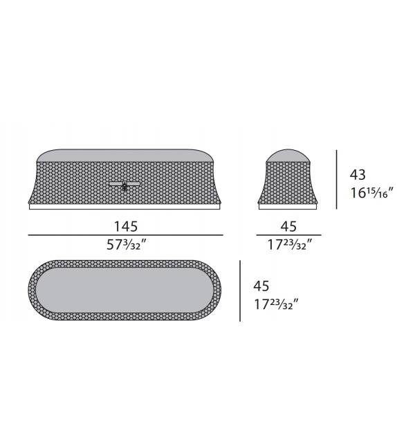 Vogue Turri Bench