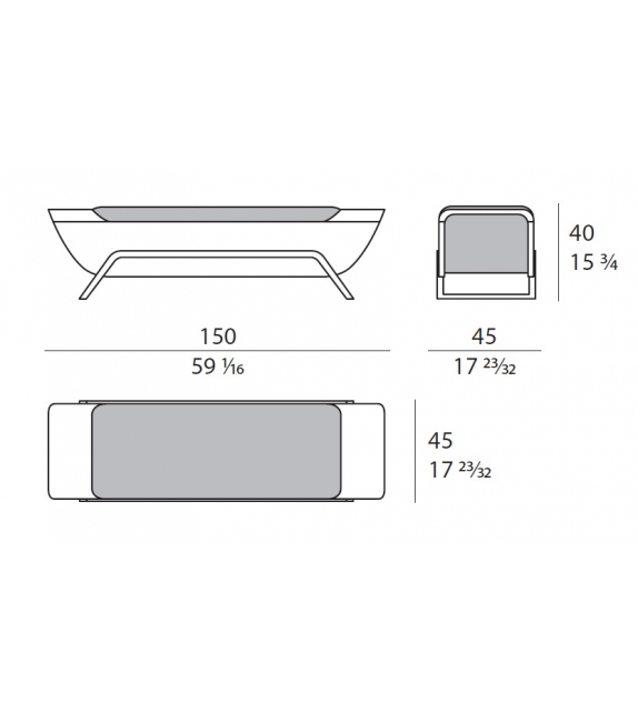 Melting Light Turri Banquette